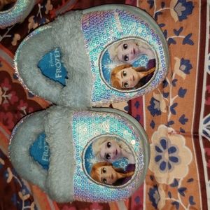 Disney Frozen, small (5/6), Blue Slippers